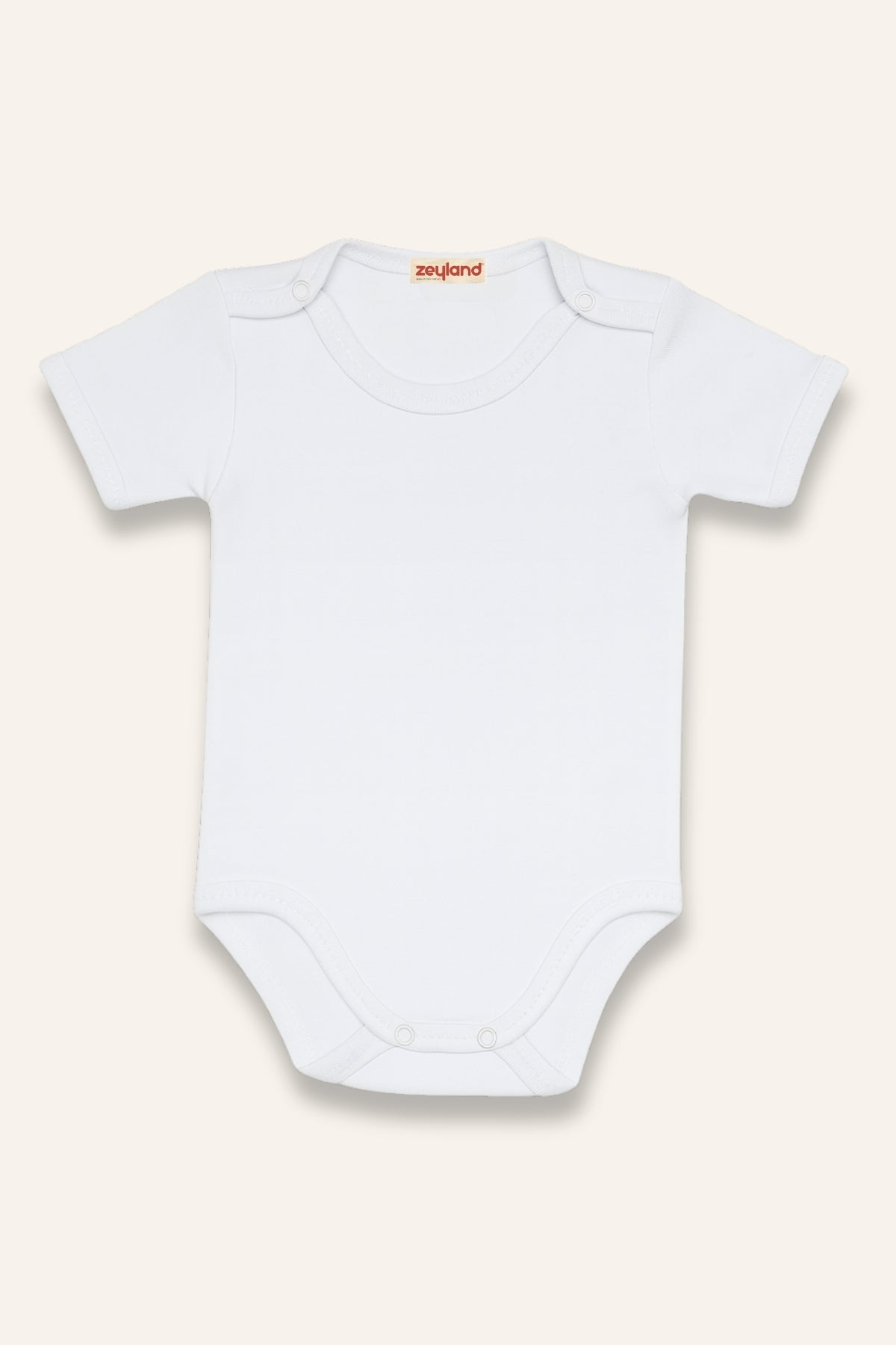 Kız Erkek Bebek Yarım Kollu Çıtçıtlı Body