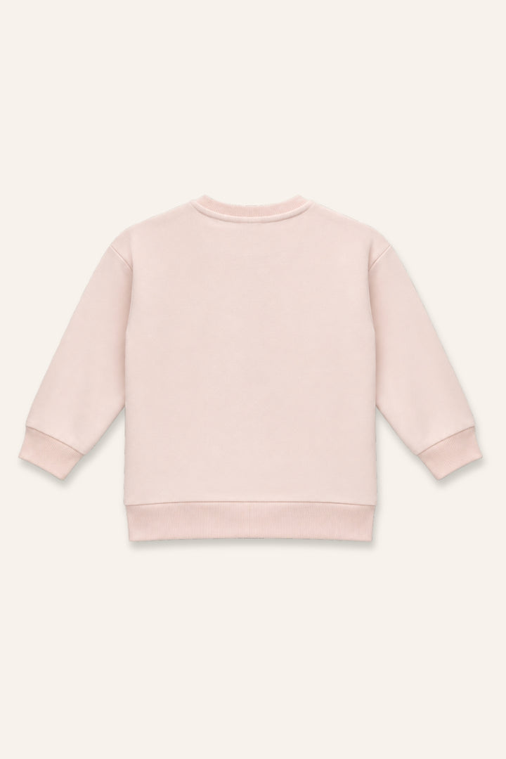 Kız Çocuk Fırfır Detaylı Sweatshirt