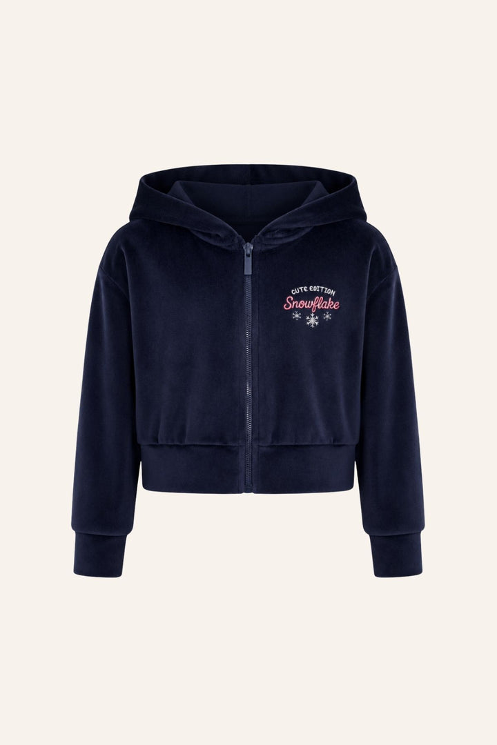 Kız Çocuk Kapşonlu Sweatshirt ve Pantolon