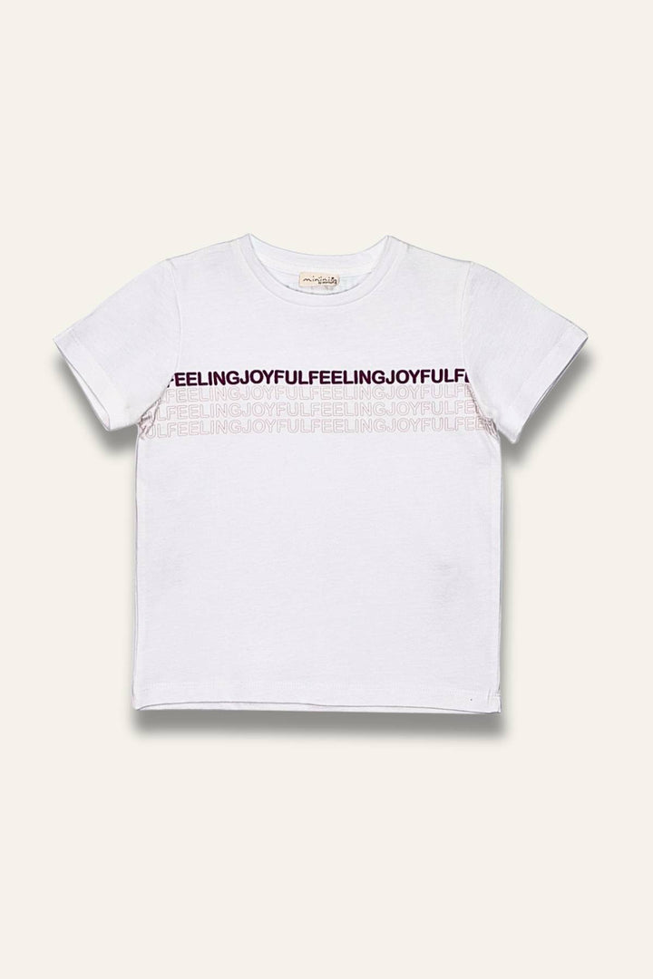Erkek Bebek Baskılı T-shirt