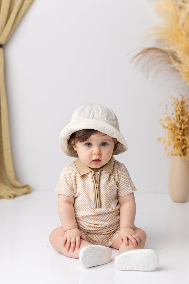 Erkek Bebek Polo Yaka T-shirt ve Şort İkili Takım