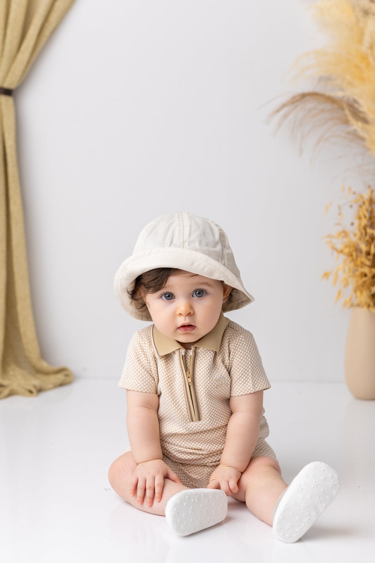 Erkek Bebek Polo Yaka T-shirt ve Şort İkili Takım