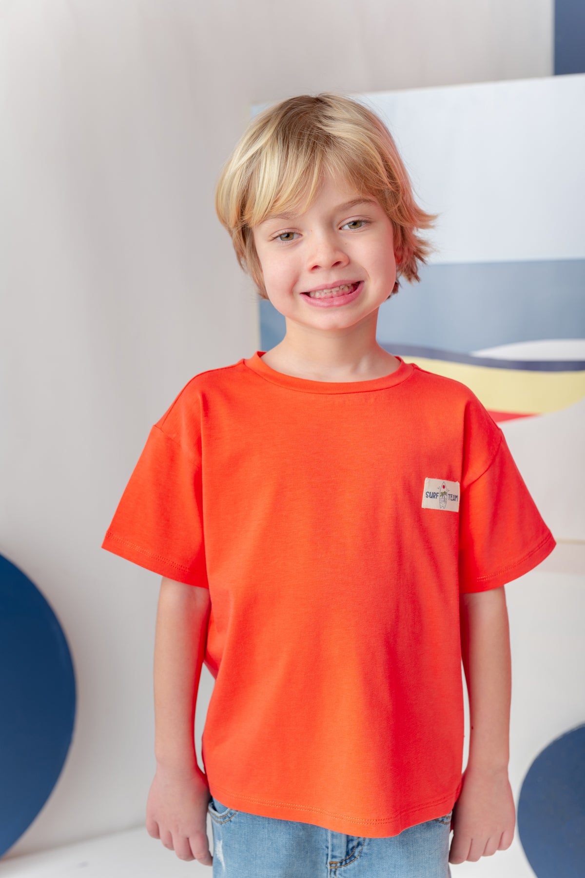 Erkek Çoçuk Sörf Baskılı T-Shirt