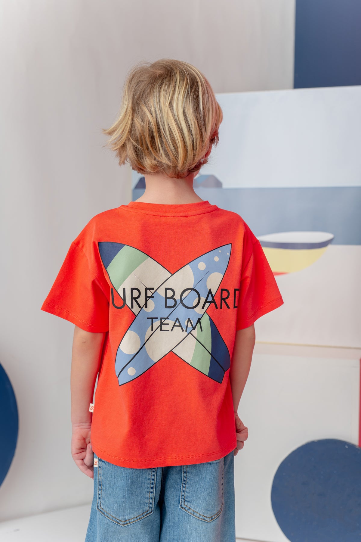 Erkek Çoçuk Sörf Baskılı T-Shirt