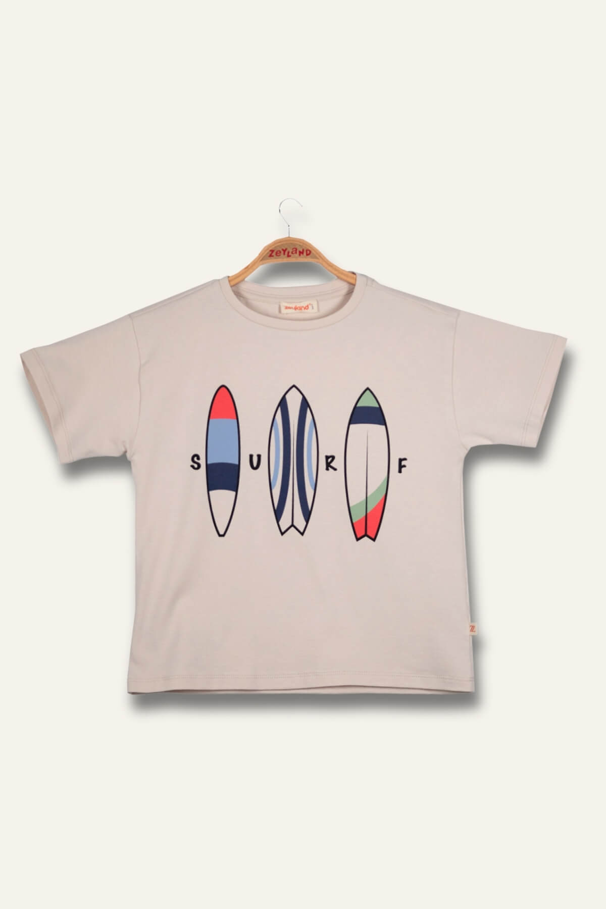 Erkek Çoçuk Sörf Baskılı T-Shirt
