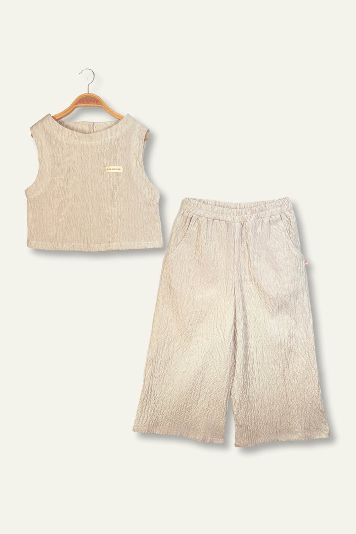 Kız Çocuk Çizgili Bluz Pantalon Takım