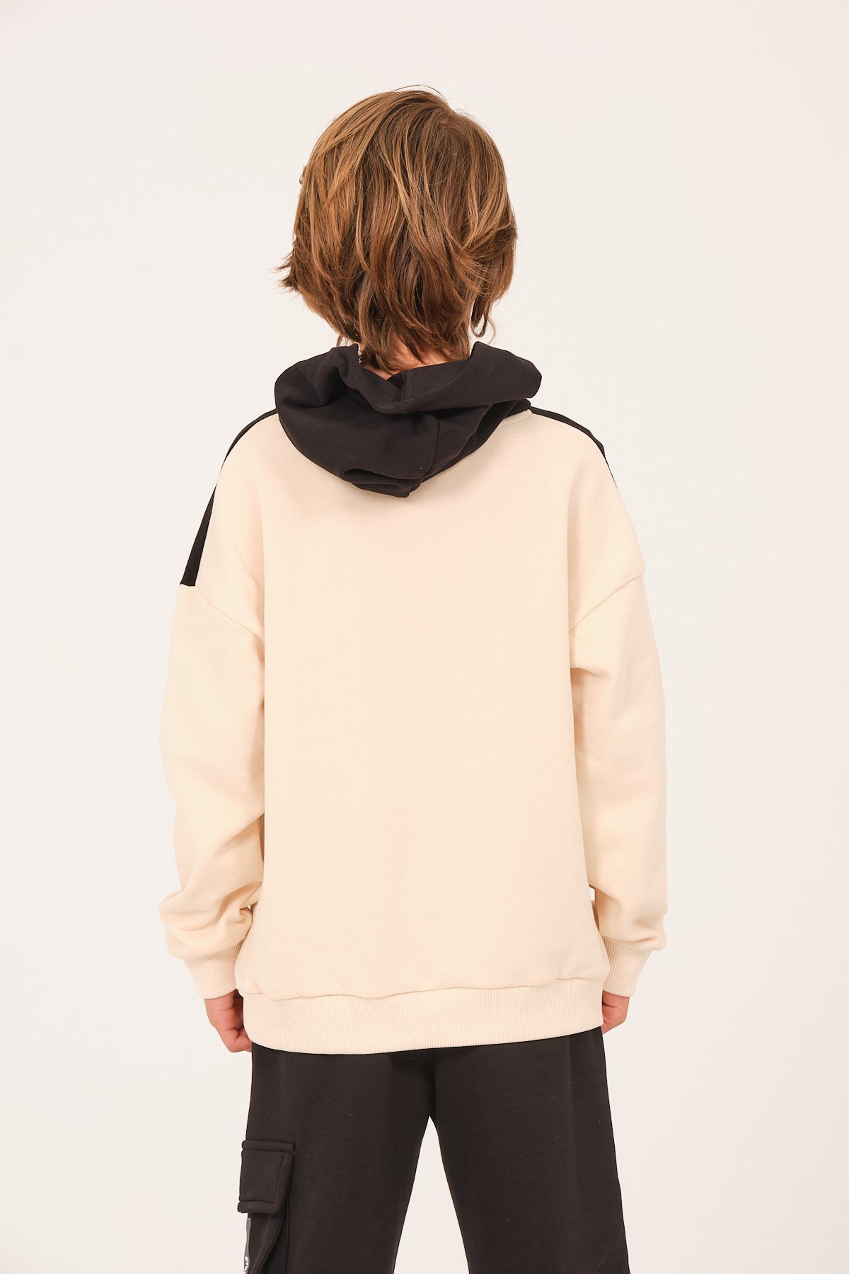 Kiz Erkek Çocuk Baskili Kapüsonlu Sweatshirt