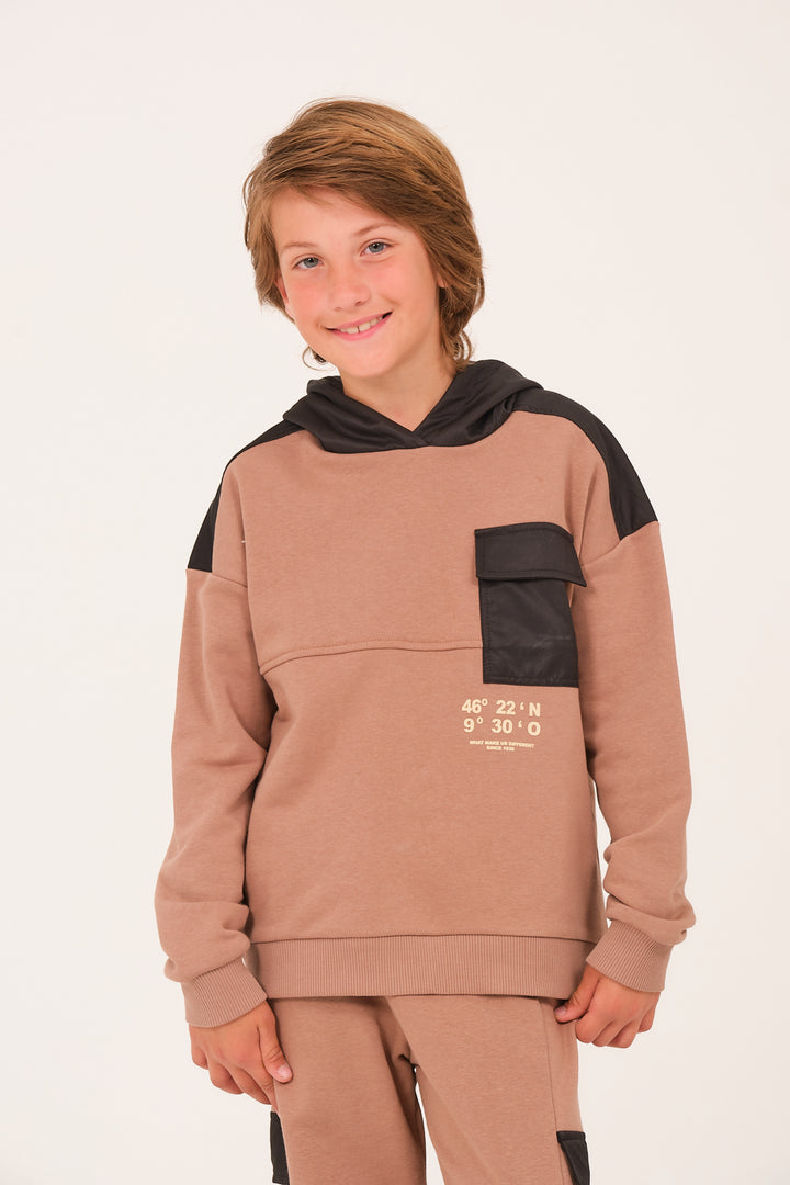 Kiz Erkek Çocuk Kapüsonlu Sweatshirt