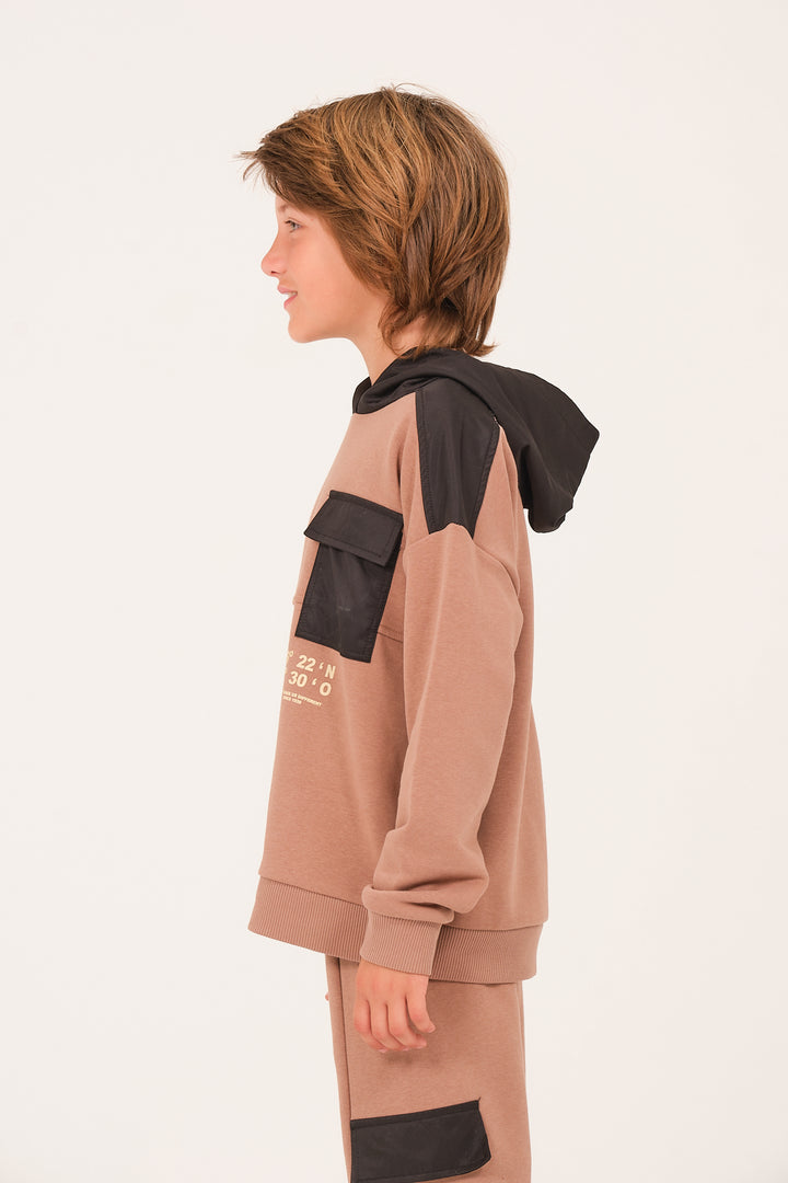 Kiz Erkek Çocuk Kapüsonlu Sweatshirt