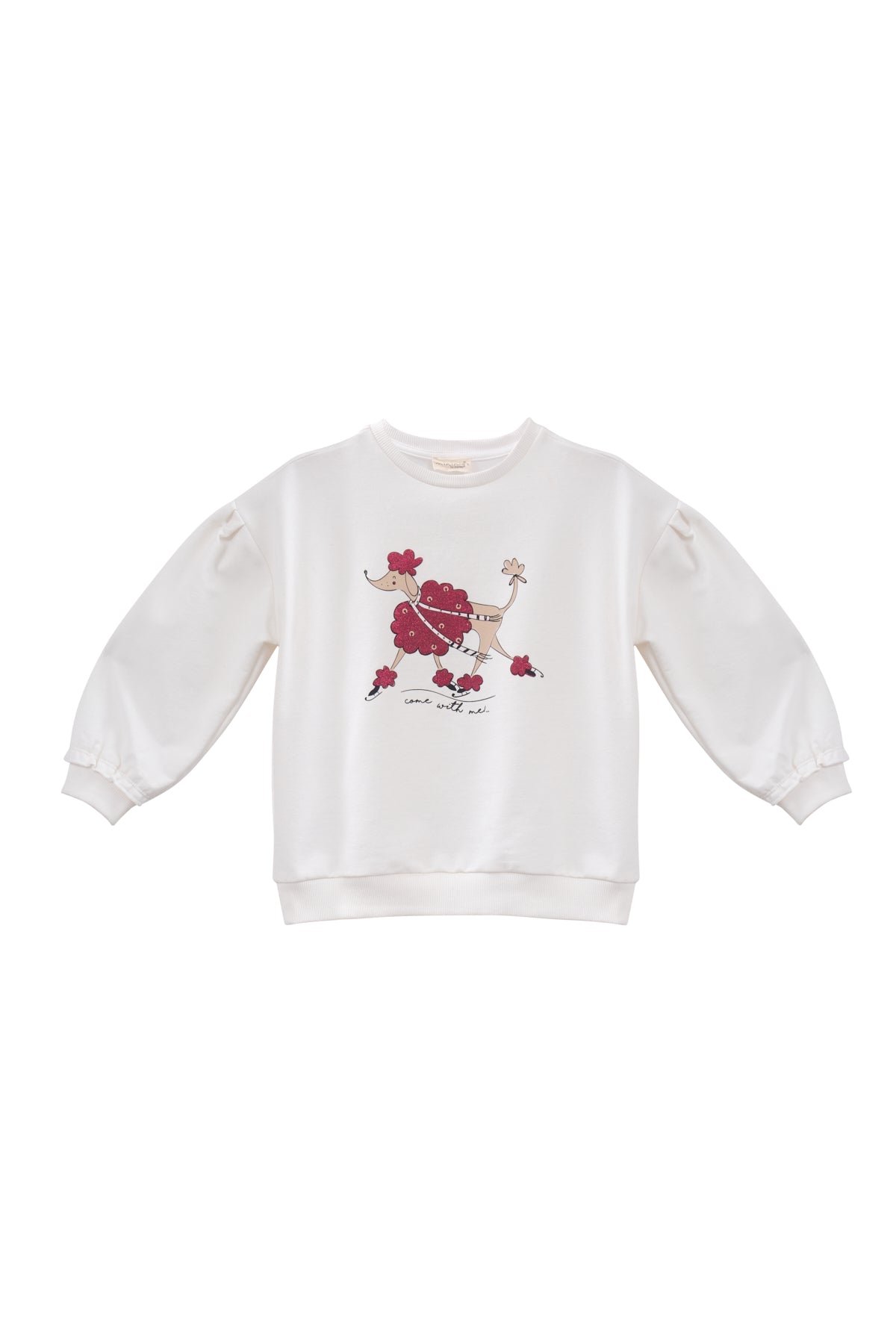 Kız Bebek Sim Baskılı Sweatshirt