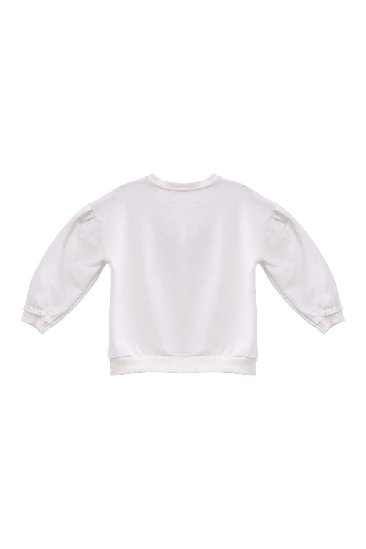 Kız Çocuk Sim Baskılı Sweatshirt