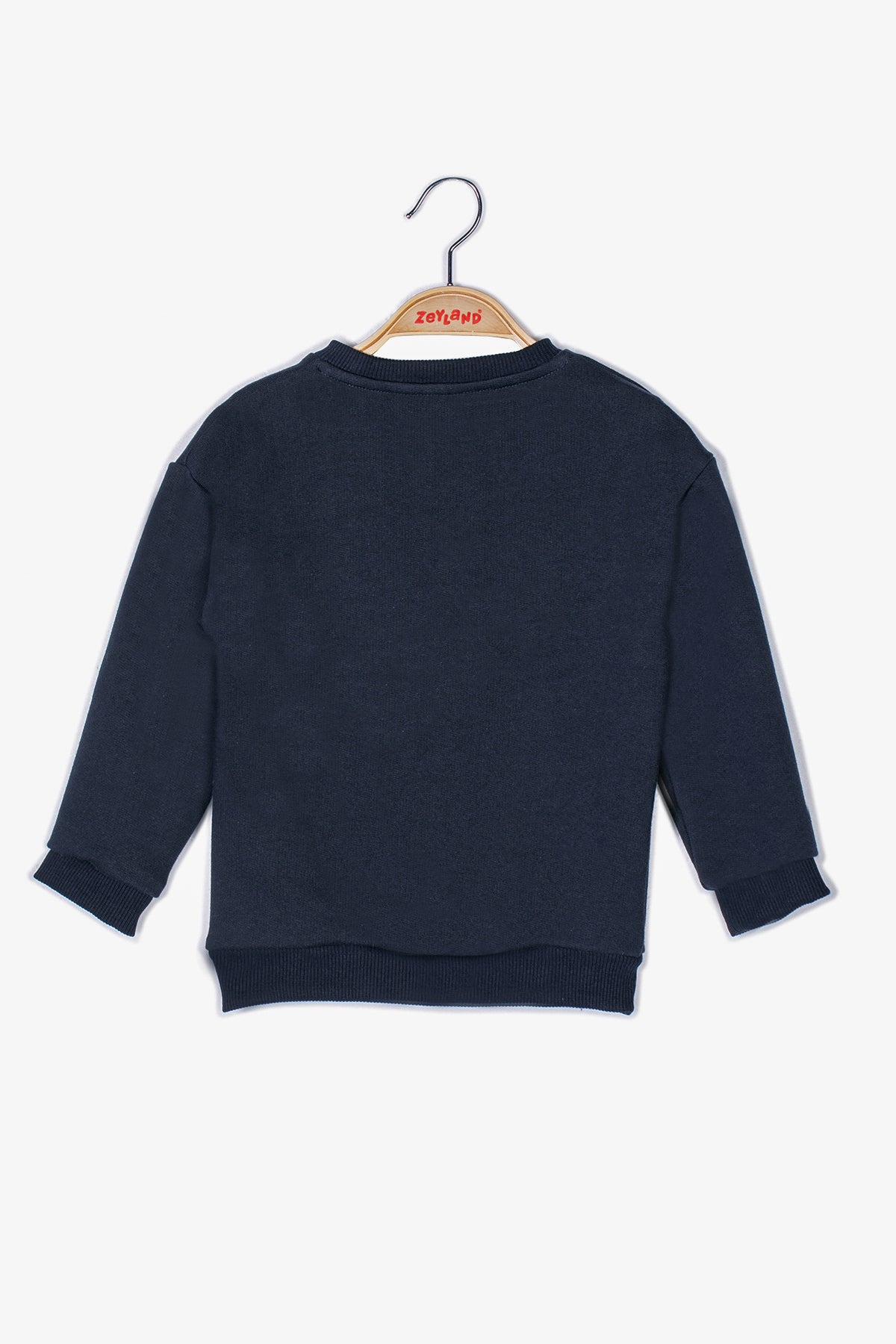 Kiz Erkek Çocuk Pembe Yazi Baskili Sweatshirt