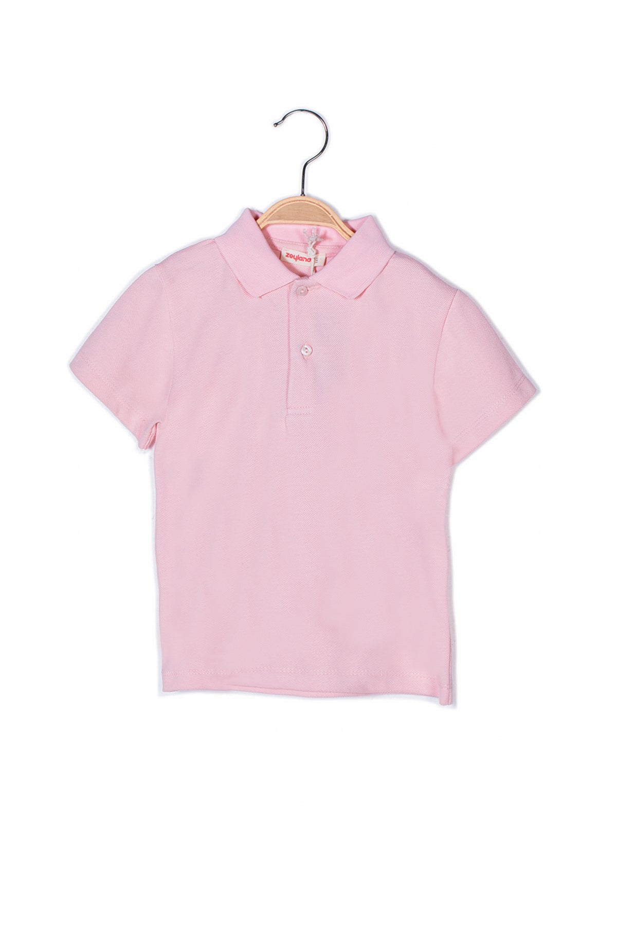 Kiz Erkek Çocuk Polo Yaka Kisa Kol T-shirt