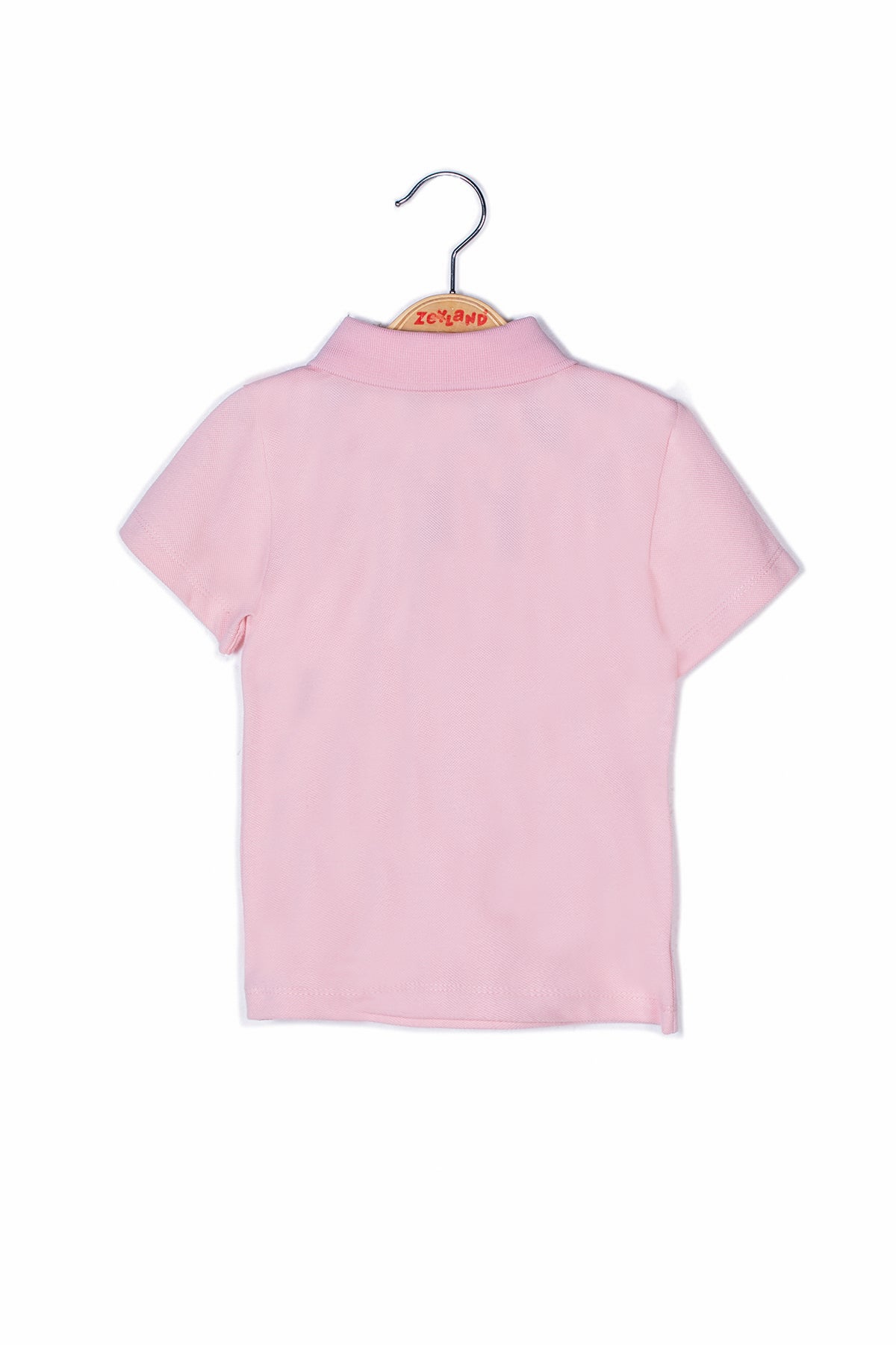 Kiz Erkek Çocuk Polo Yaka Kisa Kol T-shirt