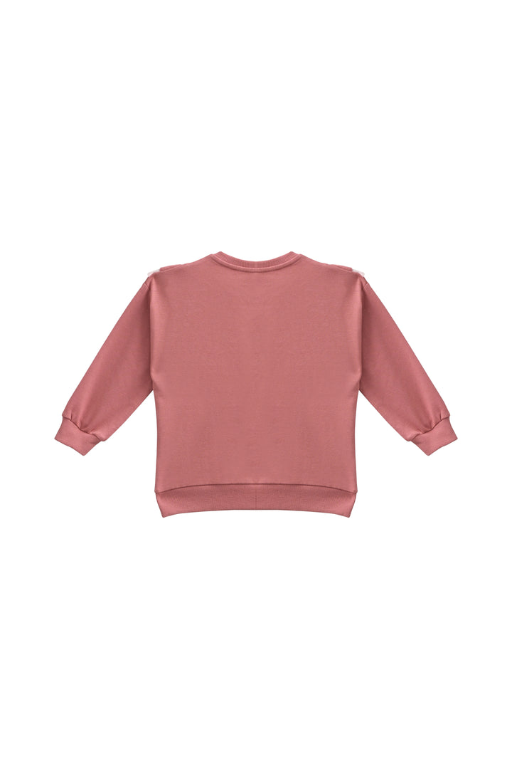 Kız Bebek Fırfır Detaylı Sweatshirt