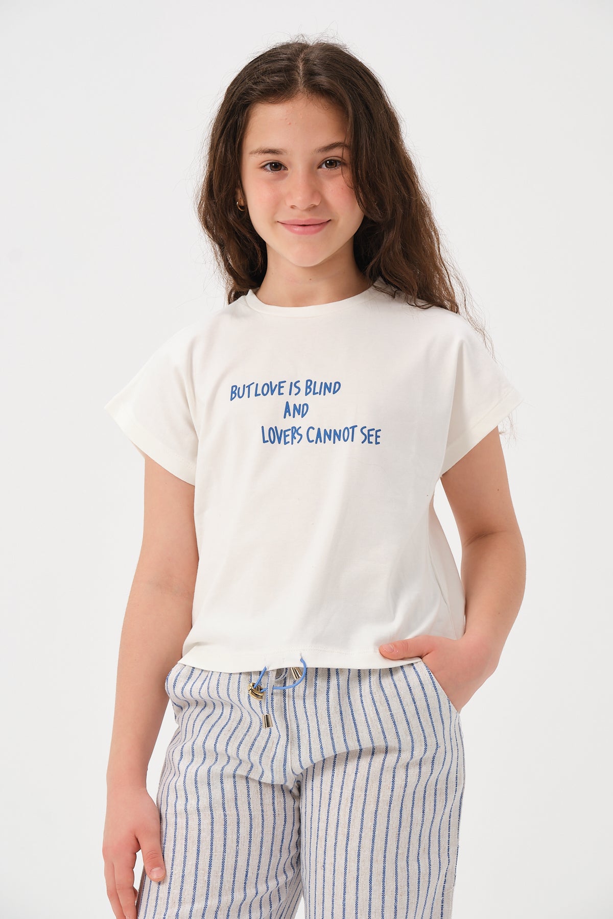 GENC KIZ COCUK BASKILI T-SHIRT