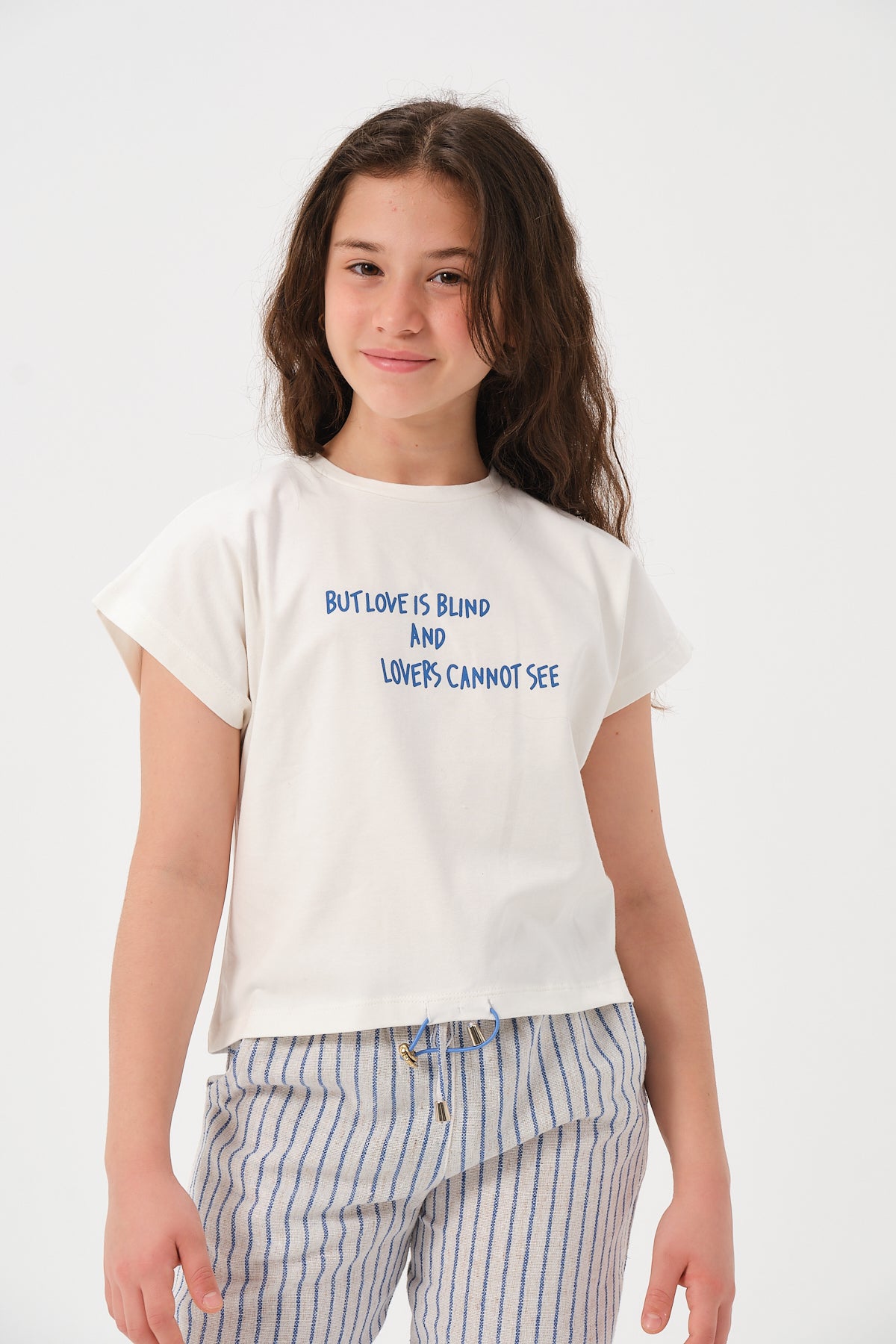 GENC KIZ COCUK BASKILI T-SHIRT