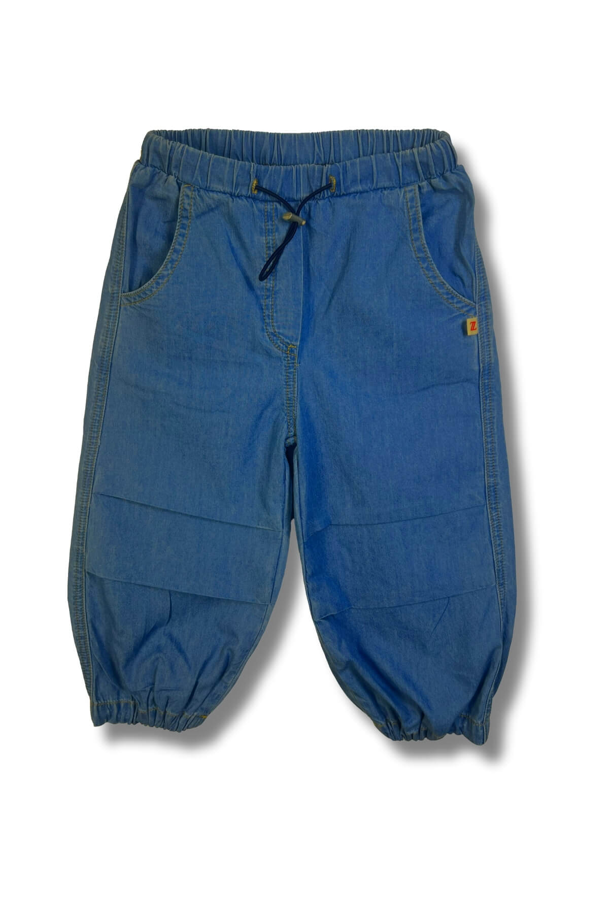 Kız Çocuk Denım Kargo Pantalon