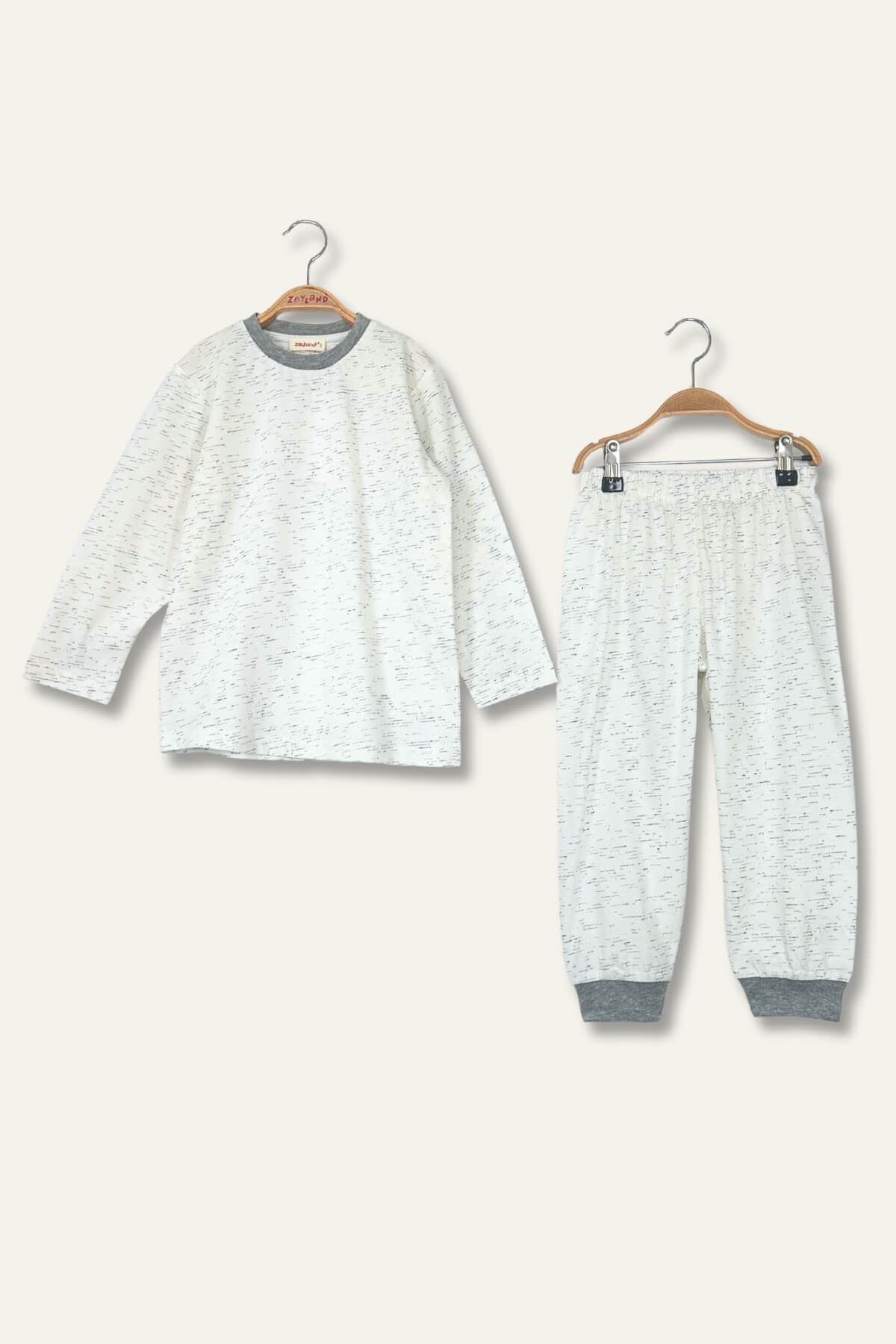 Kiz Erkek Çocuk Desenli Pijama Takimi