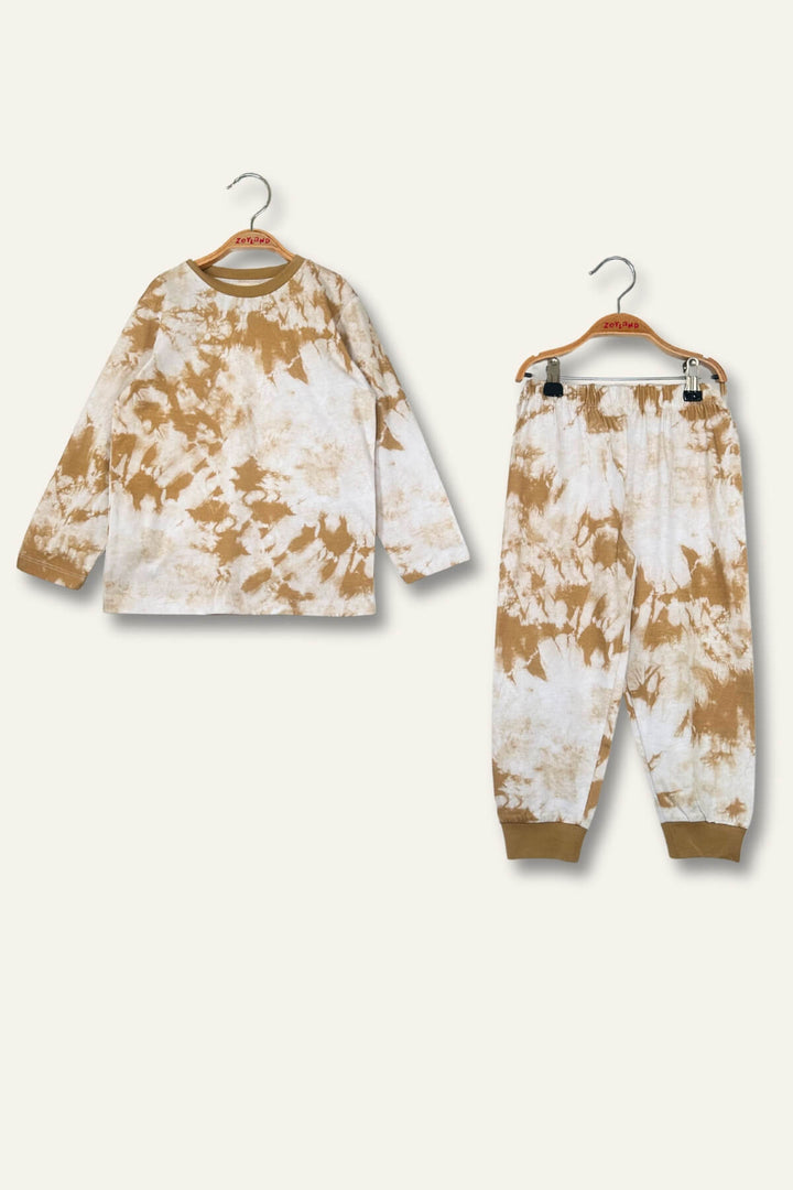 Kiz Erkek Çocuk Desenli Pijama Takimi