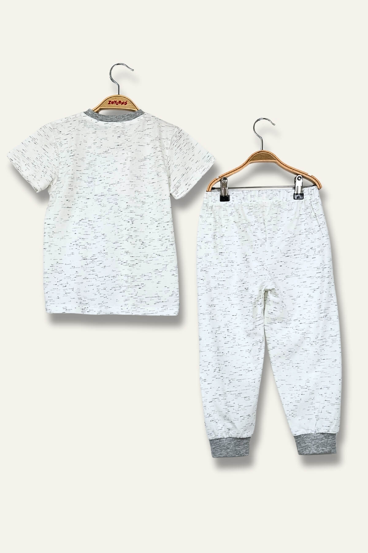 Kiz Erkek Çocuk Kirçilli Pijama Takimi