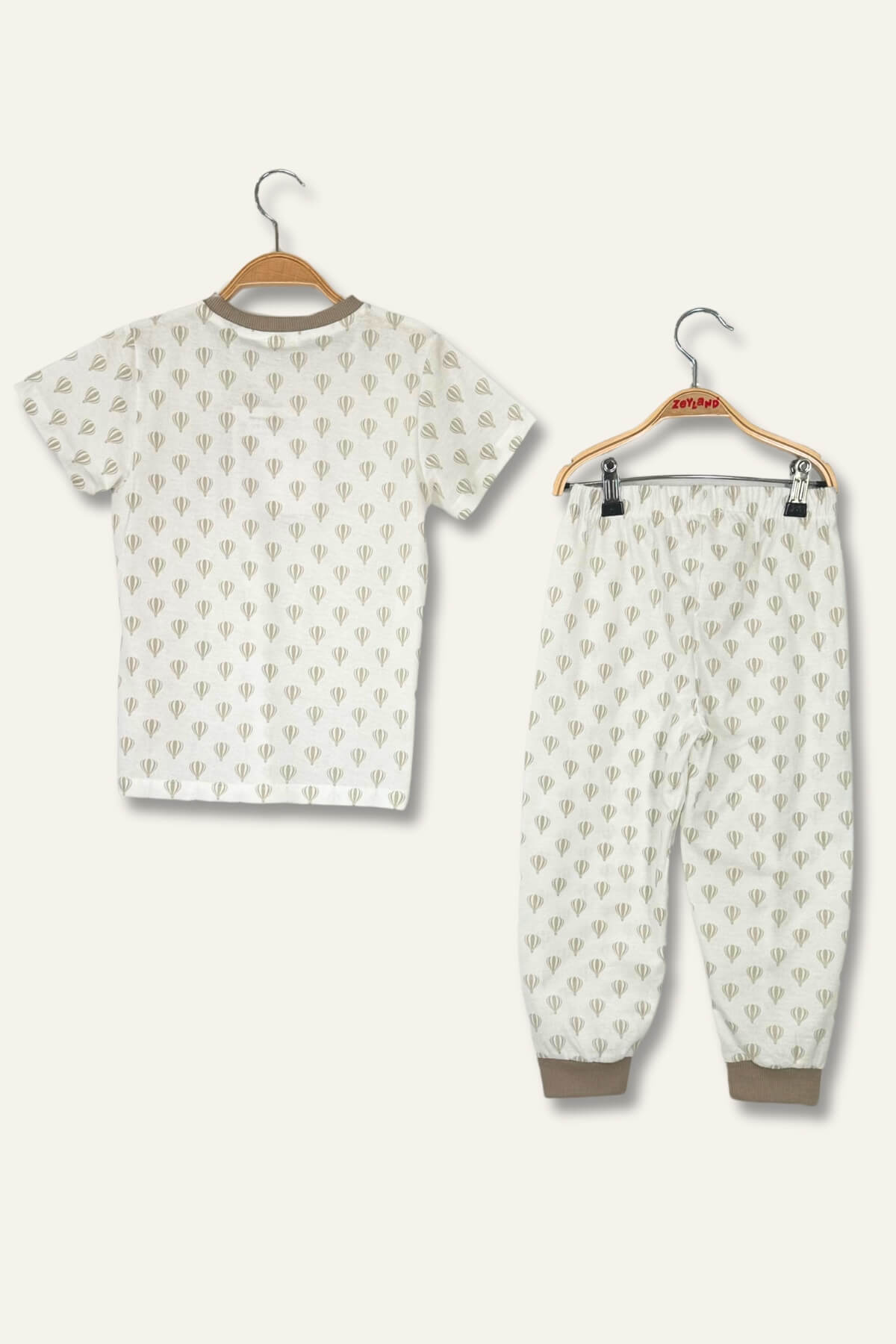 Kiz Erkek Çocuk Balon Baskili  Pijama Takimi
