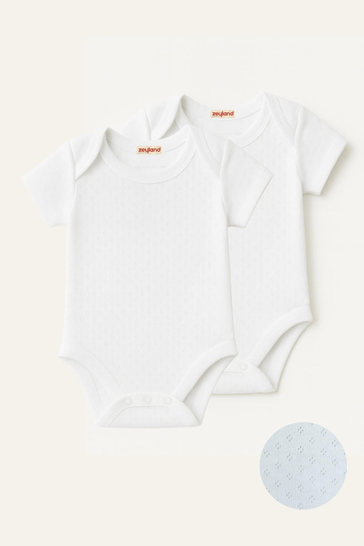 Kiz Erkek Bebek Ikili Kisa Kol Body