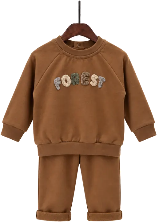 Erkek Bebek Sweatshirt Pantolon Takım – önden