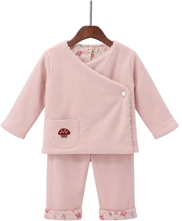 Kız Bebek Pantolon Bluz Takım – önden